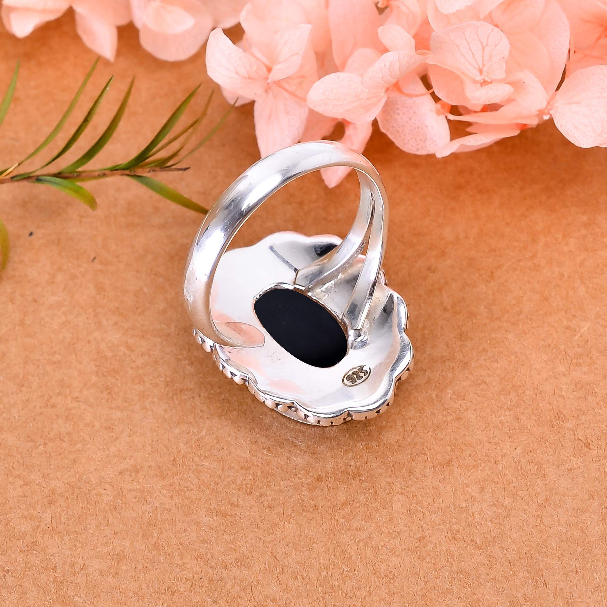 Black Onyx - Brazil 925 Sterling Silver Ring