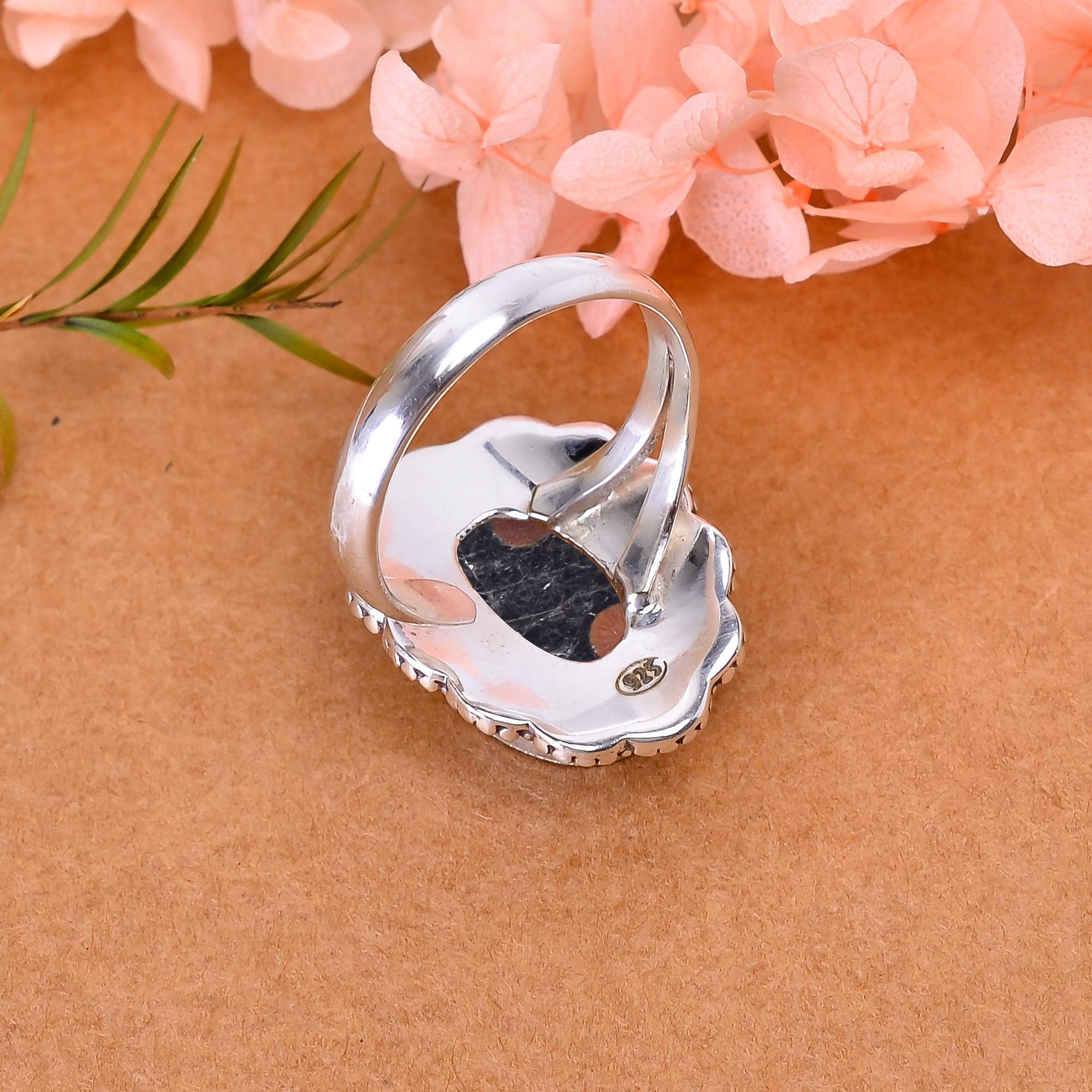 Peanut Obsidian - Sonora 925 Sterling Silver Ring